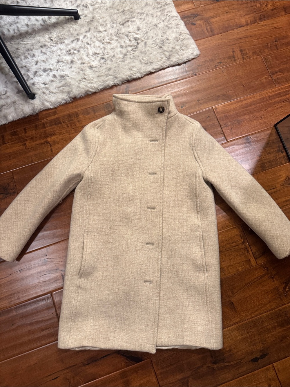 J. Crew Women's Cream Trench Coat